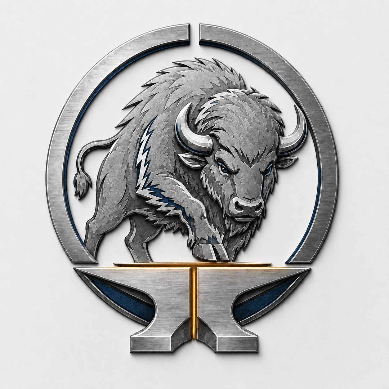 Blue Bison Forge emblem